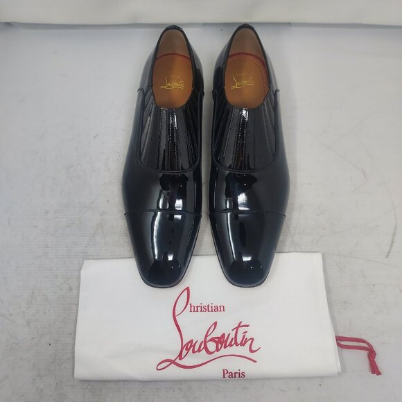 Christian Louboutin Greg on MENS Flat Patent Leather Shoe main image 4